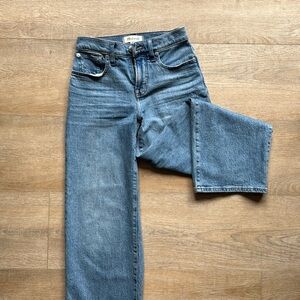 Madewell perfect vintage wide-leg jean size 24P (26” waist)